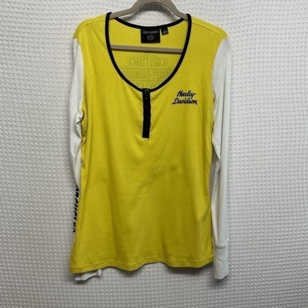 NWOT Harley-Davidson Trophy Bar & Shield Long Sleeve T-Shirt‎ Women XL Cambodia